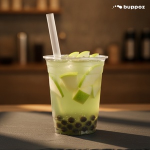 น้ำเชื่อมแอปเปิ้ลเขียว 5 กก. ขวด ฮาลาล HACCP สำหรับร้านชานมไข่มุก โรงงานผลิตโดยตรง - Product Image 3