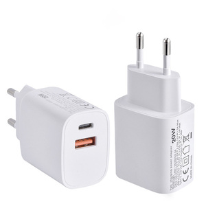 Pour <span class=keywords><strong>iPhone</strong></span> 12 USB-C PD 20W Adaptateur <span class=keywords><strong>Chargeur</strong></span>, pour Samsung USB-A QC3.0 Adaptateur De Charge Rapide Double Port PD QC3.0 <span class=keywords><strong>Chargeur</strong></span> Rapide - Product Image 3