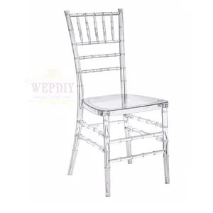 Transparent Acrylic Chairs For Events Stackable Chivari Tiffany Plastic Chair