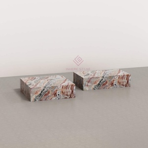 <span class=keywords><strong>Tavolino</strong></span> da caffè in marmo per Viola Calacatta con Base a zoccolo per decorazione di eventi nuziali <span class=keywords><strong>sala</strong></span> banchetti di lusso e sede della cerimonia - Product Image 6