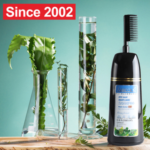 Tinte Permanente para el Cabello Totalmente Negro, Crema Cristalina en Formato Champú, Bajo en Amoníaco, Ingredientes Naturales, Cubre las Canas, Fórmula Nutritiva - Product Image 3