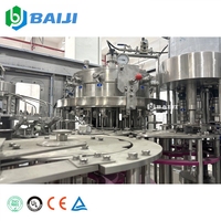 Ligne de production automatique de machines de remplissage et de bouchage pour boissons gazeuses, eau gazeuse et sodas au CO2