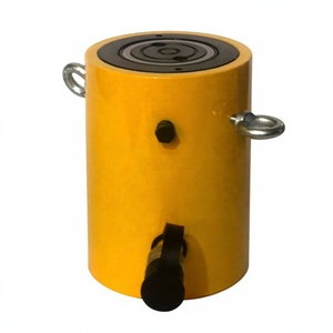 Vérin hydraulique à simple effet à profil bas CLSG-1508 150 tonnes, course de 200 mm, remplacement de vérin ENERPAC pour travaux de levage de ponts - Product Image 1