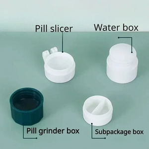 New Multifunction Portable Powder <b>Tablet</b> Powder Pill Cutter Medicine Box Storage Pill Crusher Splitters Bas - Product Image 5