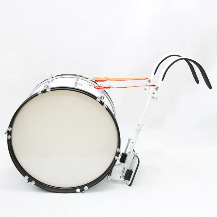 Padrão marchando snare tambor 7 dobras Basswood Shell snare marchando tambor alta qualidade snare tambor marchando