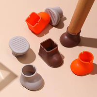 Protège-pieds de table et de chaise en silicone durables, tapis de protection, patins silencieux antidérapants pour tabourets, protection des bords, couleur personnalisée, pour la maison