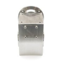 WUMA WMSS Réducteur à vis sans fin en acier inoxydable IP65 pour l'industrie alimentaire et pharmaceutique SUS304 IEC Flange Arbre creux OEM