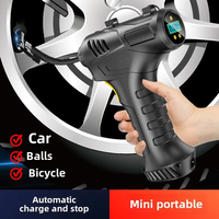 High-Power Portable Wireless Car Air Pump 4000mAh Digital Inflator Tire Pressure Monitor Horizontal Bar for Car Tire