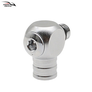 Equipo de buceo, conector giratorio de 360 ​​grados de aleación de aluminio para manguera de baja presión del regulador Bcd - Product Image 1