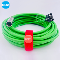 Cable de Señal para Codificador Incremental Compatible con SIEMENS SINAMICS Serie V90, 6FX3002-2CT12-1BF0, 15m, Conector Recto M23, PVC