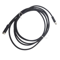 Connecteur circulaire M8 4 broches mâle-femelle, câble d'extension de capteur étanche IP67 à double extrémité, fil de capteur IEC61076