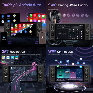 วิทยุติดรถยนต์ Podofo 5 นิ้ว 2+64GB 1Din ระบบ Android รองรับ CarPlay & Android Auto พร้อมบลูทูธ WIFI วิทยุ SWC DSP USB&Type-c จัดส่งรวดเร็ว - Product Image 2
