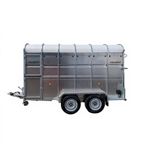Remorque pour bétail en aluminium, transporteur de bétail et de moutons, véhicule agricole pour animaux, capacité de charge maximale de 2001 à 3000 kg, à vendre - Product Image 1