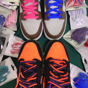 Cordones Planos Semicirculares YH DunkSB de 9 mm, Diseño Ovalado, Hechos de Poliéster y Algodón, Estilo Deportivo, Sin Empaque - Product Image 2