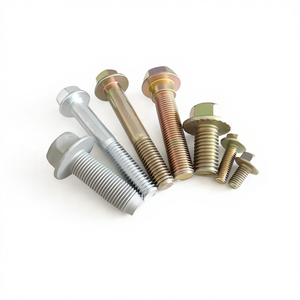 مسامير ذاتية التثبيت سداسية الرأس عالية القوة من الفولاذ الكربوني بطلاء زنك ملون، ذاتية التبطين، بسن خشن، سن عادي، درجة 10.9 - Product Image 3