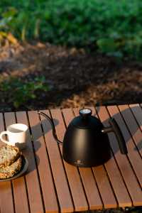 Meilleure vente en acier inoxydable, bouilloire à café pour la cuisine expresso, ensemble ménager au design moderne en métal - Product Image 2