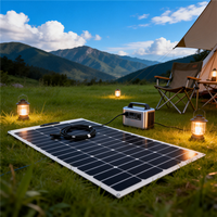 Films solaires flexibles ultra-minces de 120 W, panneaux photovoltaïques, modules BIPV, façade AHONY, cellule Topcon, efficacité de 25,4 %