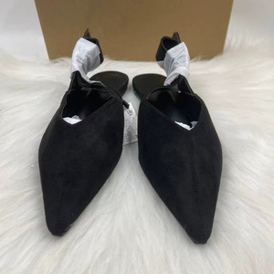 New Arrival Women's Pointed-Toe Casual <b>Sandals</b> Velvet Soft-Sole Ankle Strap Quality Daily Ladies Flat Heel <b>Sandals</b> - Product Image 2