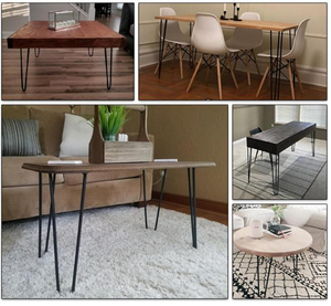 Wohnzimmer möbel Tischbeine Basis Haarnadel beine Großhandel Metall Haarnadel Tischbeine - Product Image 5