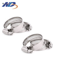 Colliers de serrage pour tuyaux de ventilation de type britannique en métal, machine automatique hydraulique perforée en spirale OEM de 4 pouces