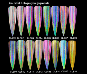 Poudre de paillettes holographiques argentées effet arc-en-ciel Mcess en gros, pigment holographique <span class=keywords><strong>extra</strong></span> fin brillant pour peintures automobiles <span class=keywords><strong>et</strong></span> slime - Product Image 6