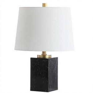 Lampe de bureau à base carrée pour hôtel, chambre d'hôtel, salon, chambre à coucher, bureau, éclairage et décoration de la maison - Product Image 1