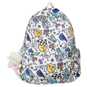 Cute Graffiti Style <b>Backpack</b> For Women 15 Inches <b>Large</b> <b>Capacity</b> School Education <b>Backpack</b> With Printing Pattern Animal Design - Product Image 5