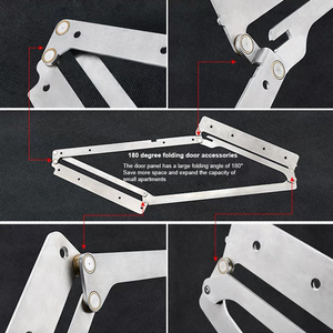 180 độ gấp cửa hệ thống Bifold Compack 180 gấp cửa kim loại lớp thép không gỉ gấp cửa phần cứng - Product Image 3