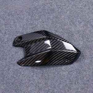 Cache de protection thermique d'échappement en fibre de carbone sèche 3K pour moto 2020-2025 F900R F900XR - Product Image 6