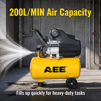 Compresseur d'air industriel électrique de 50 litres à faible bruit avec moteur de 2,5 CV pour la fabrication