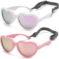 Lunettes de soleil pour enfants 2026, forme cœur tendance, mignonnes pour garçons et filles, protection UV400, lunettes de soleil pour bébés, lunettes pour enfants