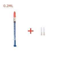 Colle adhésive conductrice argentée 0,2/0,3/0,4 ml avec 2 aiguilles, peinture conductrice en pâte pour la réparation de circuits imprimés, outil de soudage OEM