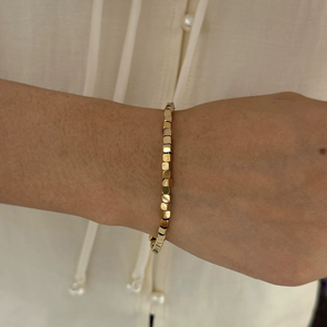 Bracciale Estivo da Donna Valiana in Argento Sterling 925 Placcato Oro 18k con Zirconia e Pietre Naturali - Product Image 5