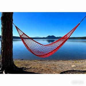 Nylon dây lưới võng người duy nhất võng cho ký túc xá ban công vườn ngoài trời sử dụng thoải mái vải rộng rãi Thiết kế nhanh chóng thiết lập - Product Image 4