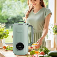 HANBO Mini Cuiseur à Soupe, Mixeur Chauffant, Machine à Lait de Soja, Machine à Lait Végétal 600ML, Fabricant Automatique de Lait de Soja