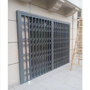 Porte de sécurité extérieure résidentielle en aluminium à enroulement, design moderne, antivol, garantie de 2 ans, installation sur site - Product Image 1