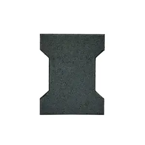 Top Seller Fácil Interlocking Design Melhor qualidade Supersafe Dogbone Forma Crumb Rubber Pavers para trilhas a pé Campos atléticos