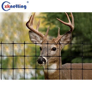 รั้วกั้นเพื่อความปลอดภัยตาข่ายพลาสติก PE สีดำตาข่ายไก่สำหรับฟาร์มสัตว์ปีกตาข่ายกวาง - Product Image 2