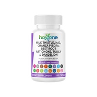 Cápsulas de Complejo de Cardo Mariano, NAC, TUDCA, Alcachofa, Remolacha y Diente de León de Marca Privada OEM, Suplemento Herbal para la Salud del Hígado, Vegano para Adultos