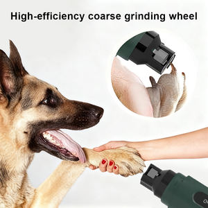 קריקטורה יוקרה 5 מהירויות לחיות מחמד חשמלית מטחנת עם הוביל אור פלסטיק הכלב חתול הלסתות מטחנת כלי גוזם - Product Image 6