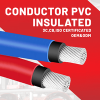 Kabel Listrik BLV BLVV Aluminium Solid Berinsulasi PVC 1mm/1.5mm/2.5mm/4mm/6mm/10mm 10mm2 120mm 150mm