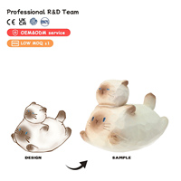 CAT PAI Emotion Blind Box Figurine d'Action Chat Siamese Mignon Boîte Mystère Surprise Aléatoire Objets de Collection Mystérieux Décoration d'Intérieur