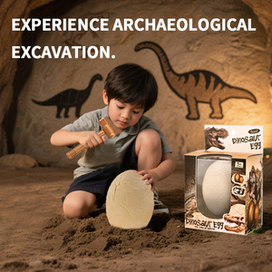 Kit de Excavación de Dinosaurios, Juguete Educativo de Ciencia, Esqueleto de Dinosaurio Grande para Excavar, Kit de Descubrimiento de Dinosaurios - Product Image 4