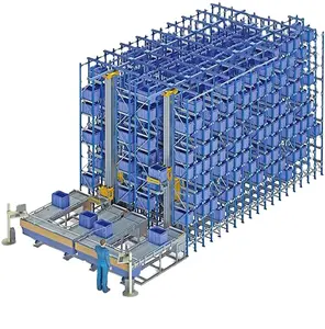 ASRS Warehouse Stacking Rack Automated Storage Retrieval System