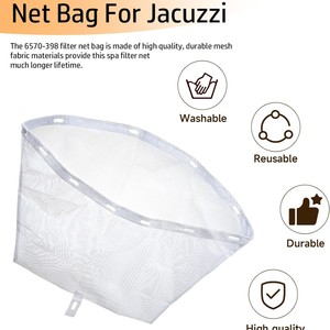 Hot Tub Filter Bag 6570-398 6570-392 for J-300 J-400 J-500 Series 2014+ <b>Models</b> Nonwoven Material - Product Image 5