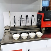 Machine intelligente automatique de fabrication de pâtes et de nouilles avec moteur, haute capacité 40 kg/h, 380 V, système d'extrusion et de cuisson des nouilles
