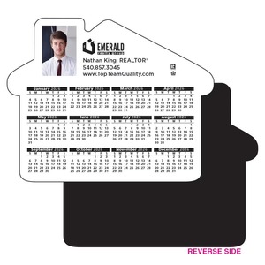 Custom DL House Magnetic Calendar Fridge Magnets Wholesale Printed for Advertising, Business Cards & Gifts