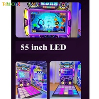 Panneau lumineux de scène LED disco de 55 pouces, tapis interactif vidéo, discothèque, piste de danse LED, arcade, jeu à pièces