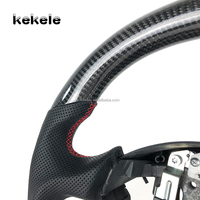 Volant en cuir perforé noir de Fiber de carbone véritable d'accessoires de voiture en gros d'usine pour honda S2000 DC5 Civic Type R