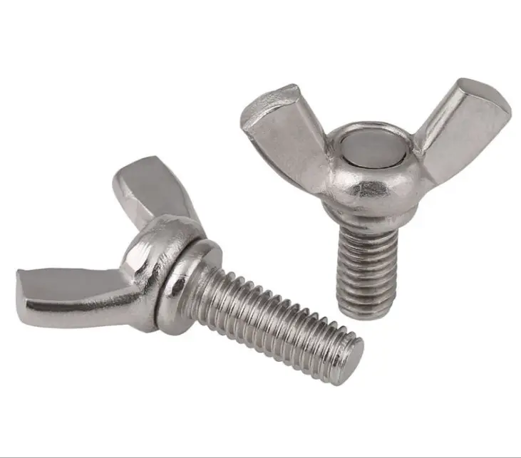 Din 304 201 Stainless Steel Butterfly Wing Screw